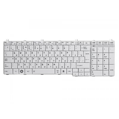 Клавиатура Toshiba Satellite C650 (Белый)