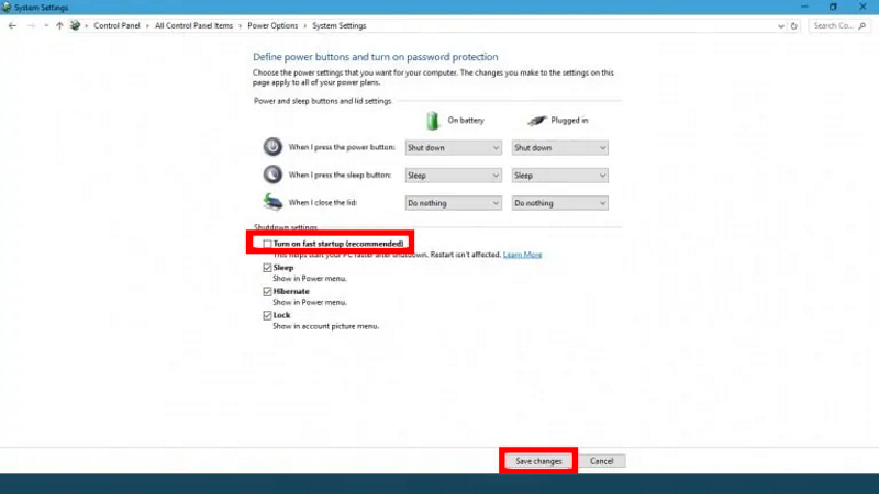 Зняття прапорця в швидкому запуску