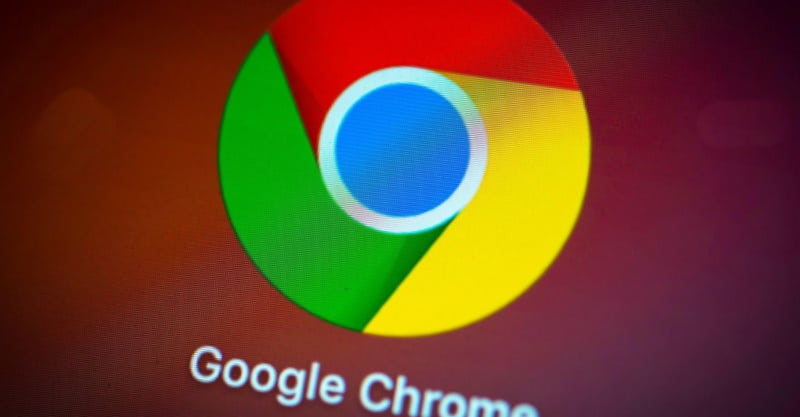 Гугл хром на экране ноутбука