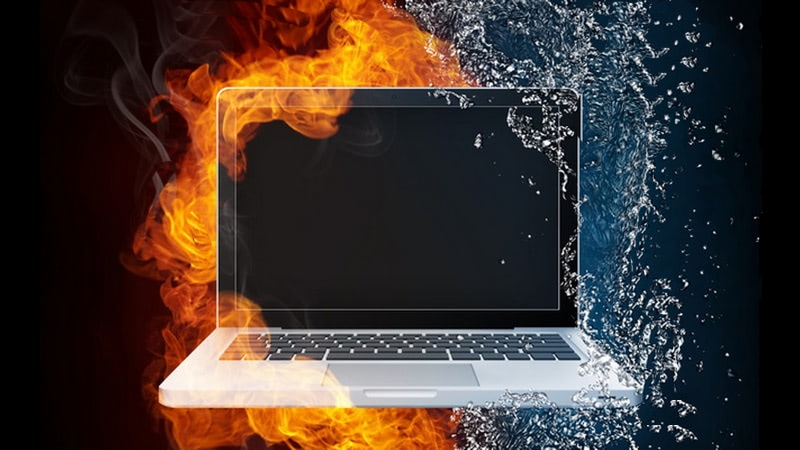 Высокая температура ноутбука