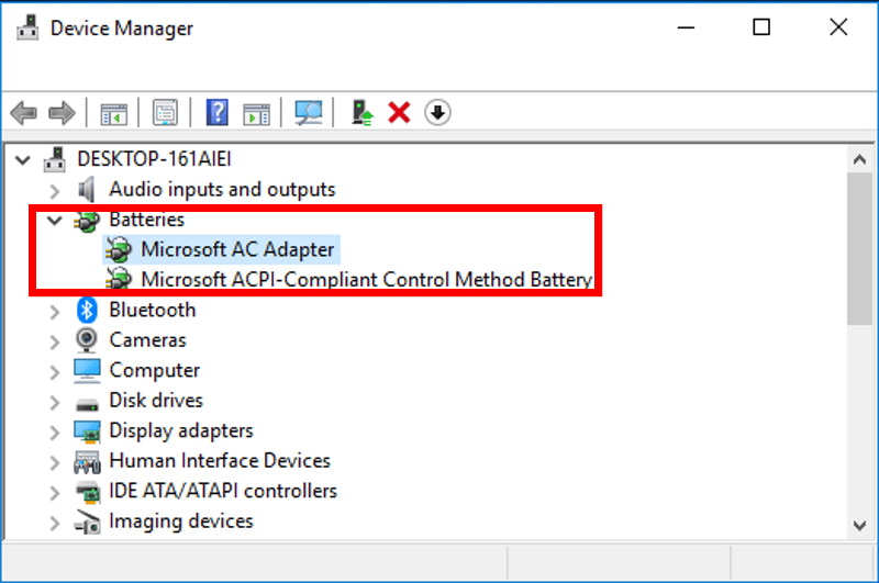 Обновление драйверов батареи ноутбука