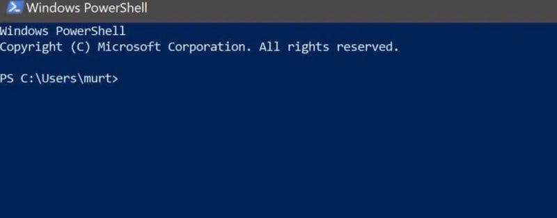 Вікно Windows PowerShell